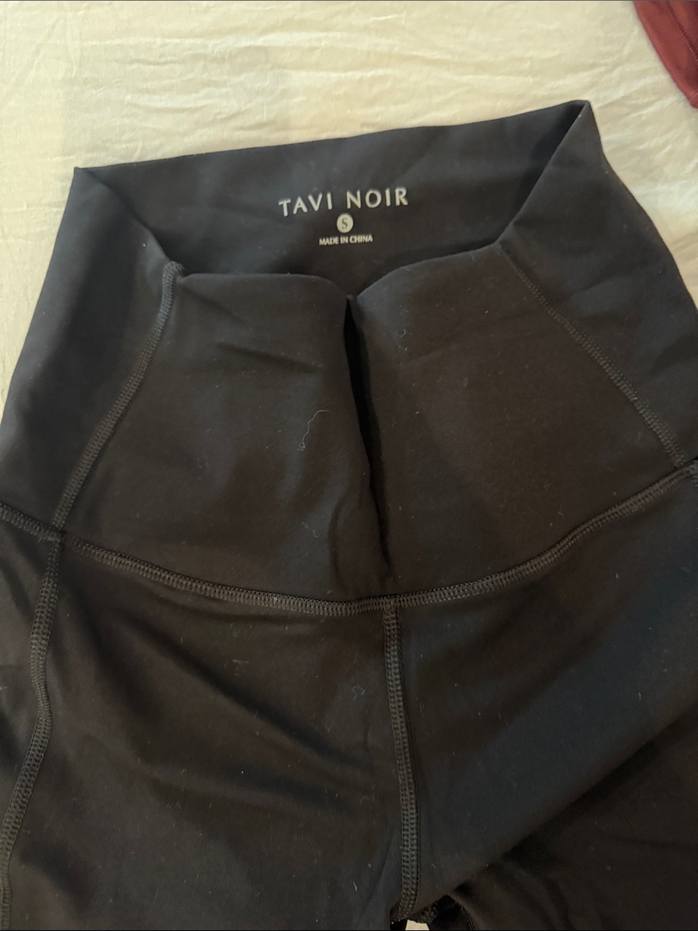 Tavi Noir Black High-Waist Leggings - Women's Activewear
